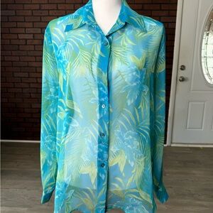 Turquoise Swimsuit Cover Up